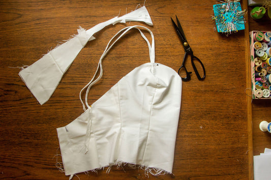 Handmade Wedding Dress: Part 3 - Creating the Corslette Toile