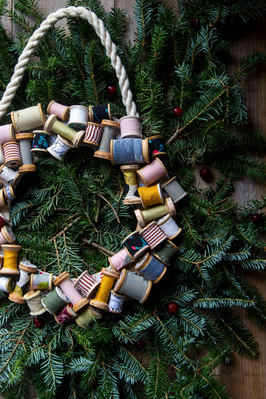 DIY Spool Wreath