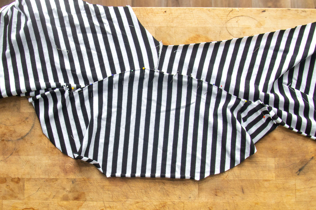 Part 2 - Peplum Top - Attaching the Sleeves