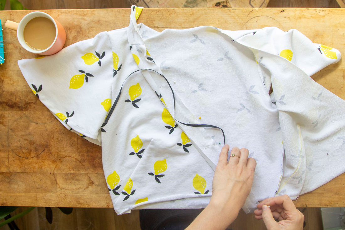 Part 3 - Knee Length Dress - Assembling the Neckband