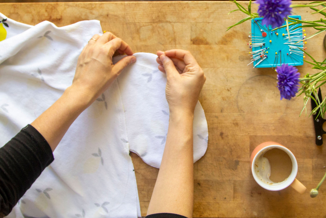 Part 6 - Knee Length Dress - Sewing the Skirt
