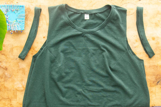 Sleeveless Sandrine Sewalong - Part 3 - Attaching the Armhole Binding