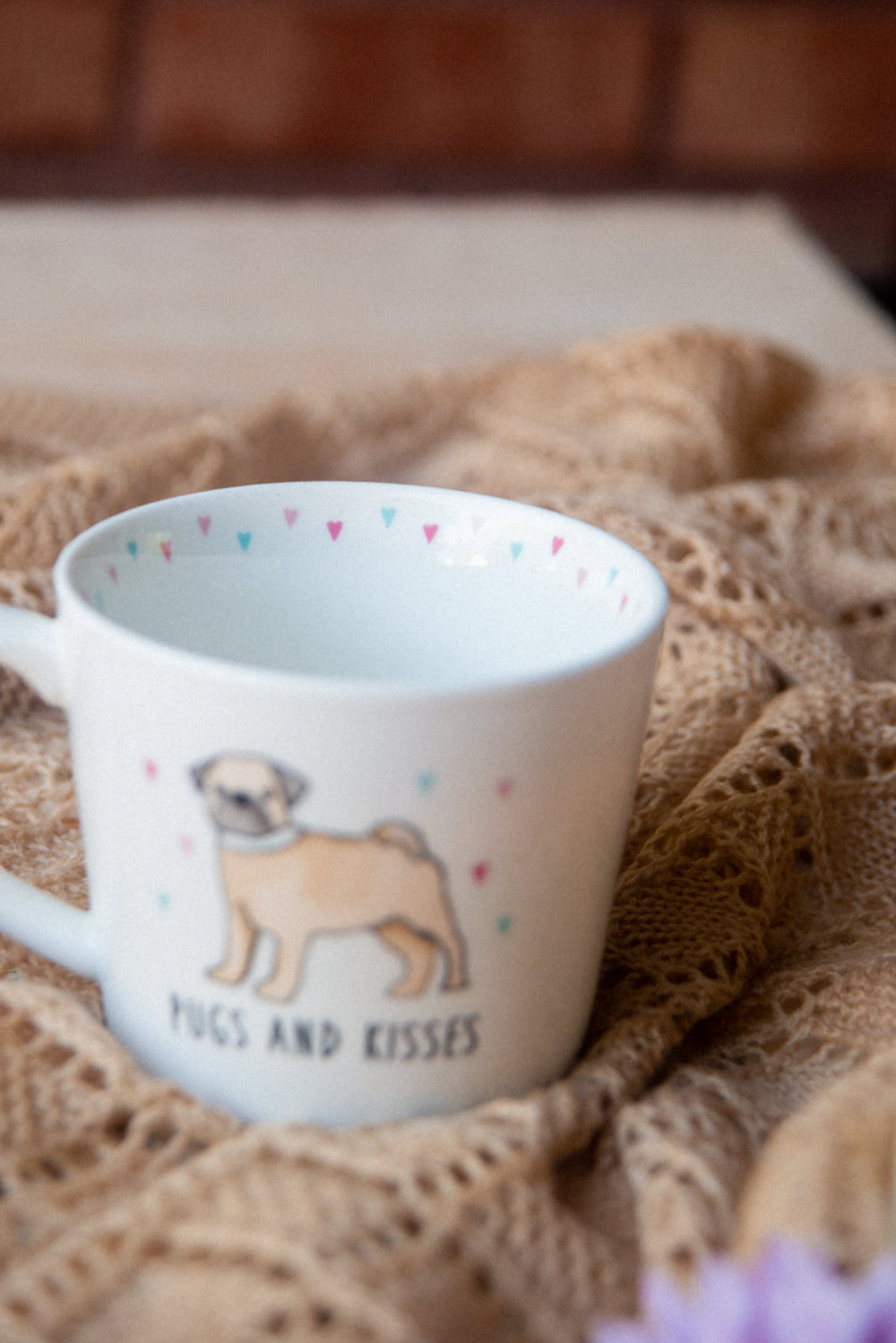 Pugs + Kisses Mug