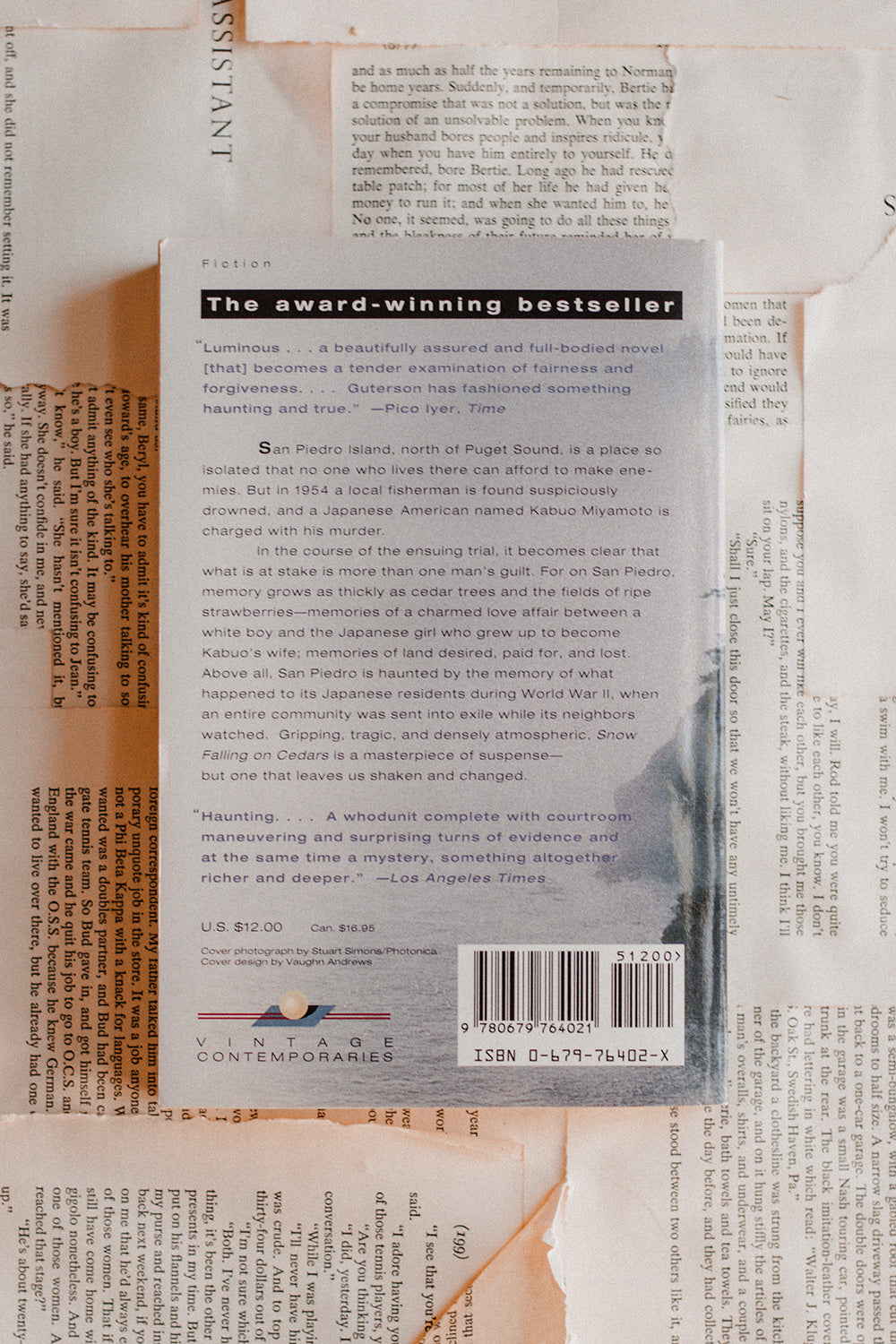 Snow Falling on Cedars by David Guterson