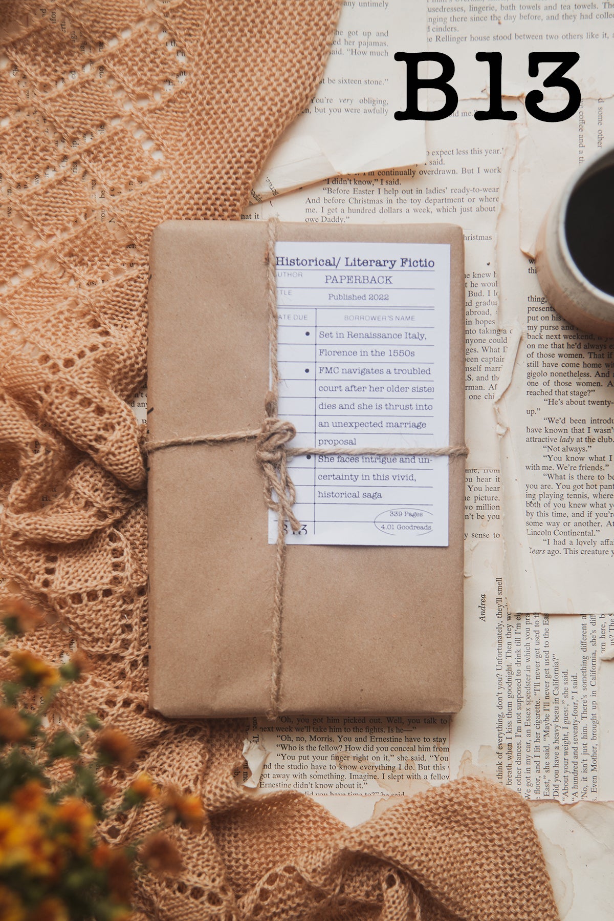 Surprise Date with a Book (Historical Fiction)