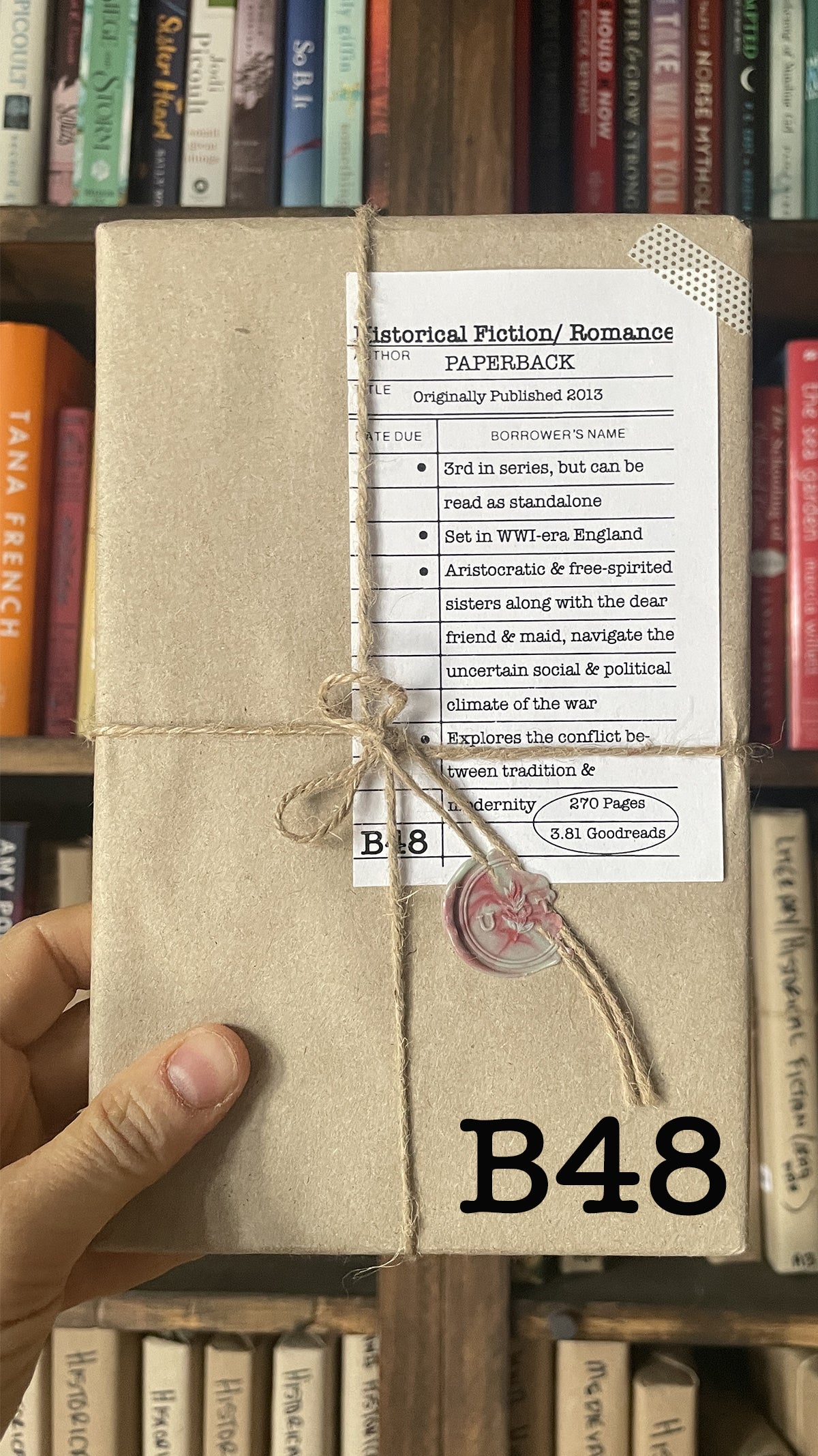 Surprise Date with a Book (Historical Fiction - WWI + WWII)