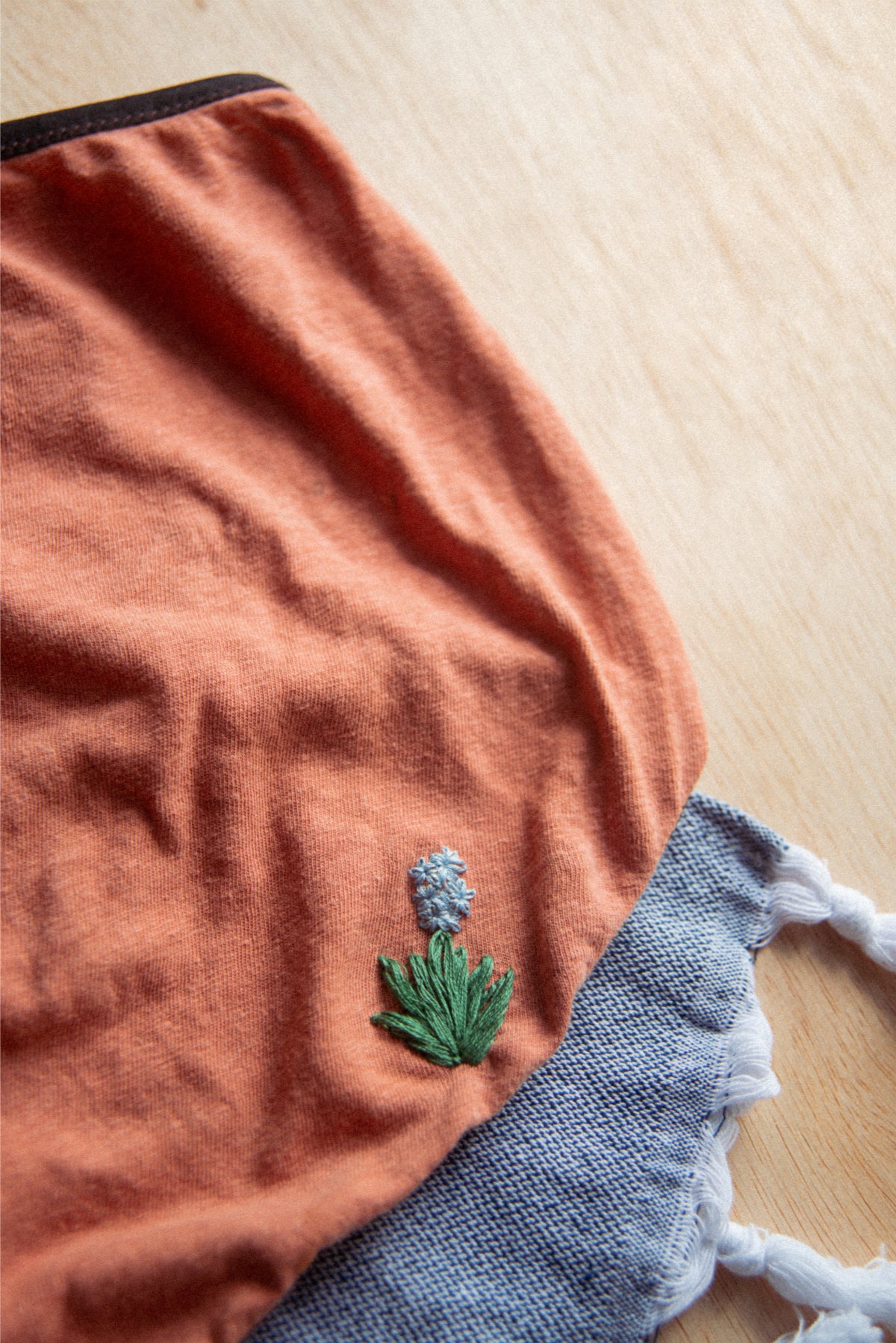 Embroidered Lavande Undies - Medium