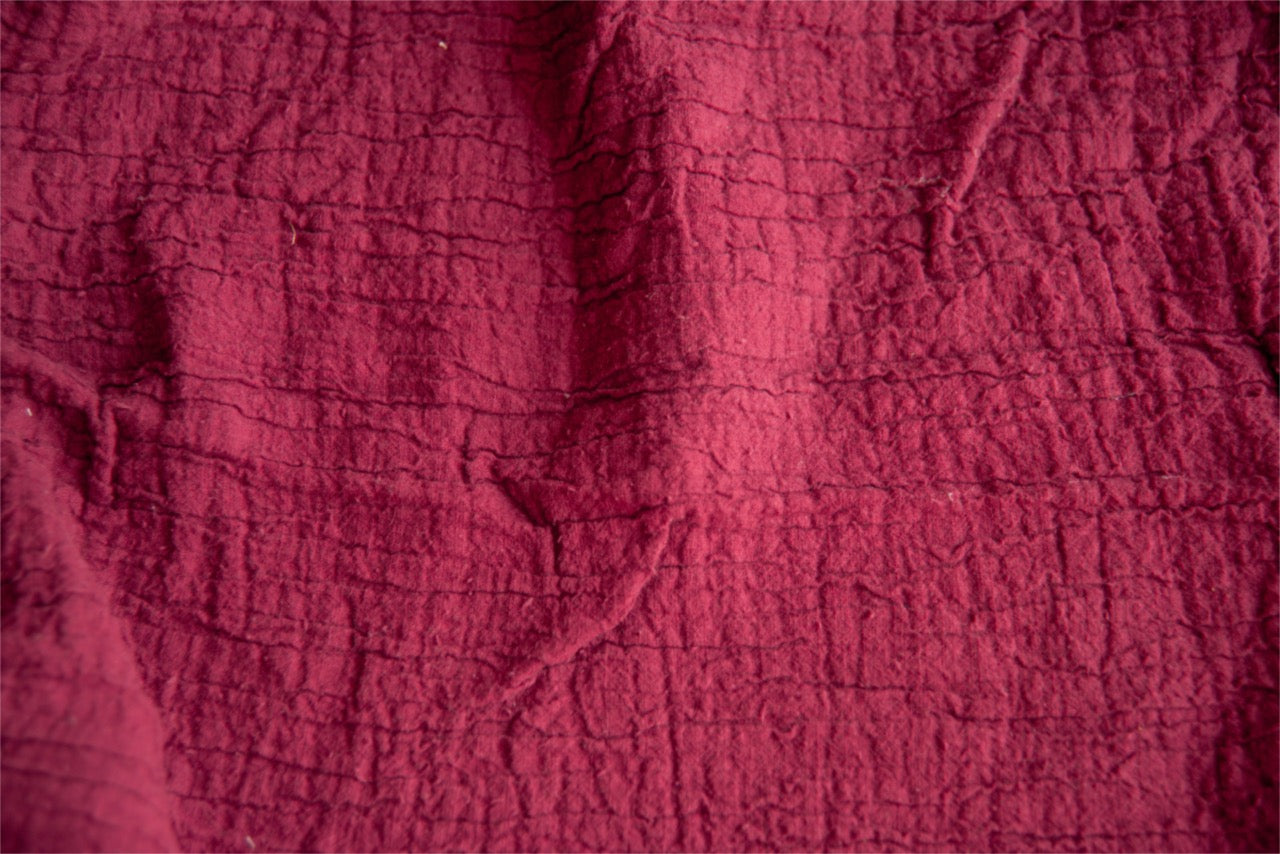 Double Gauze - Maroon