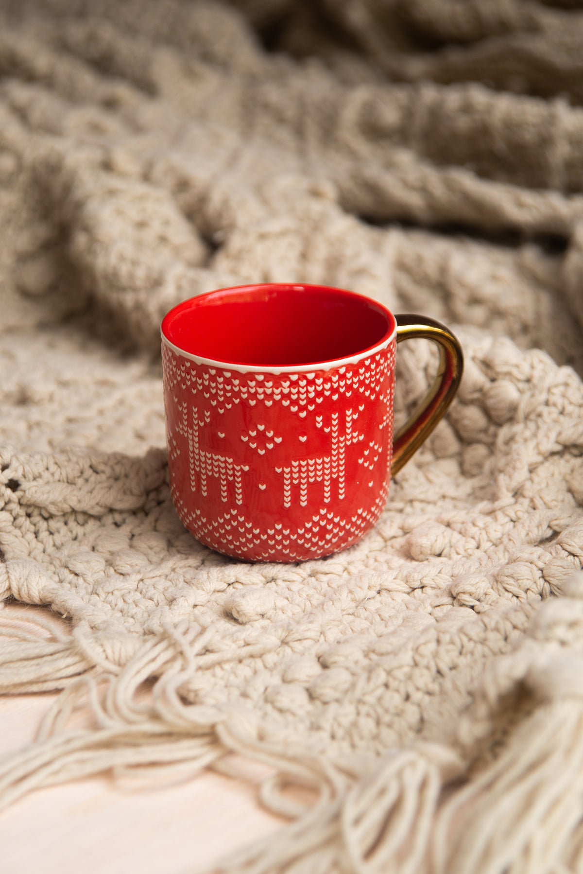 Reindeer Sweater Mug
