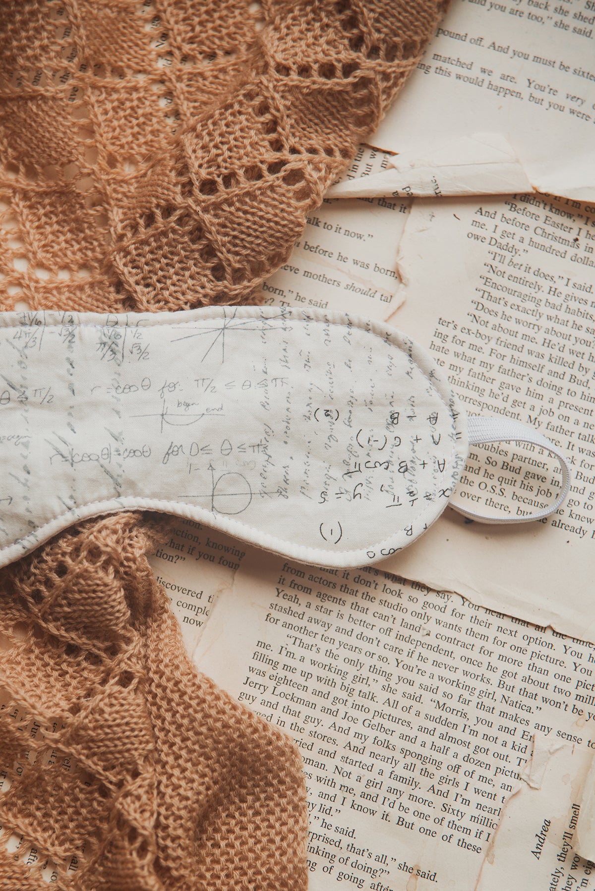 Scripted Text Sleep Mask