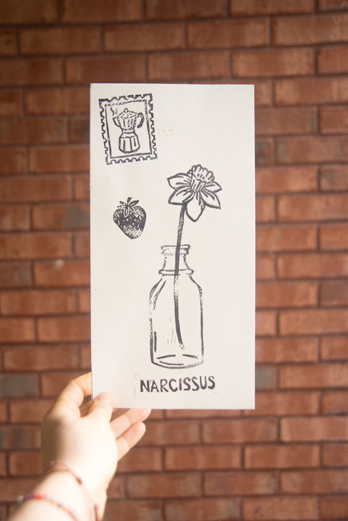 Original Spring Block Print
