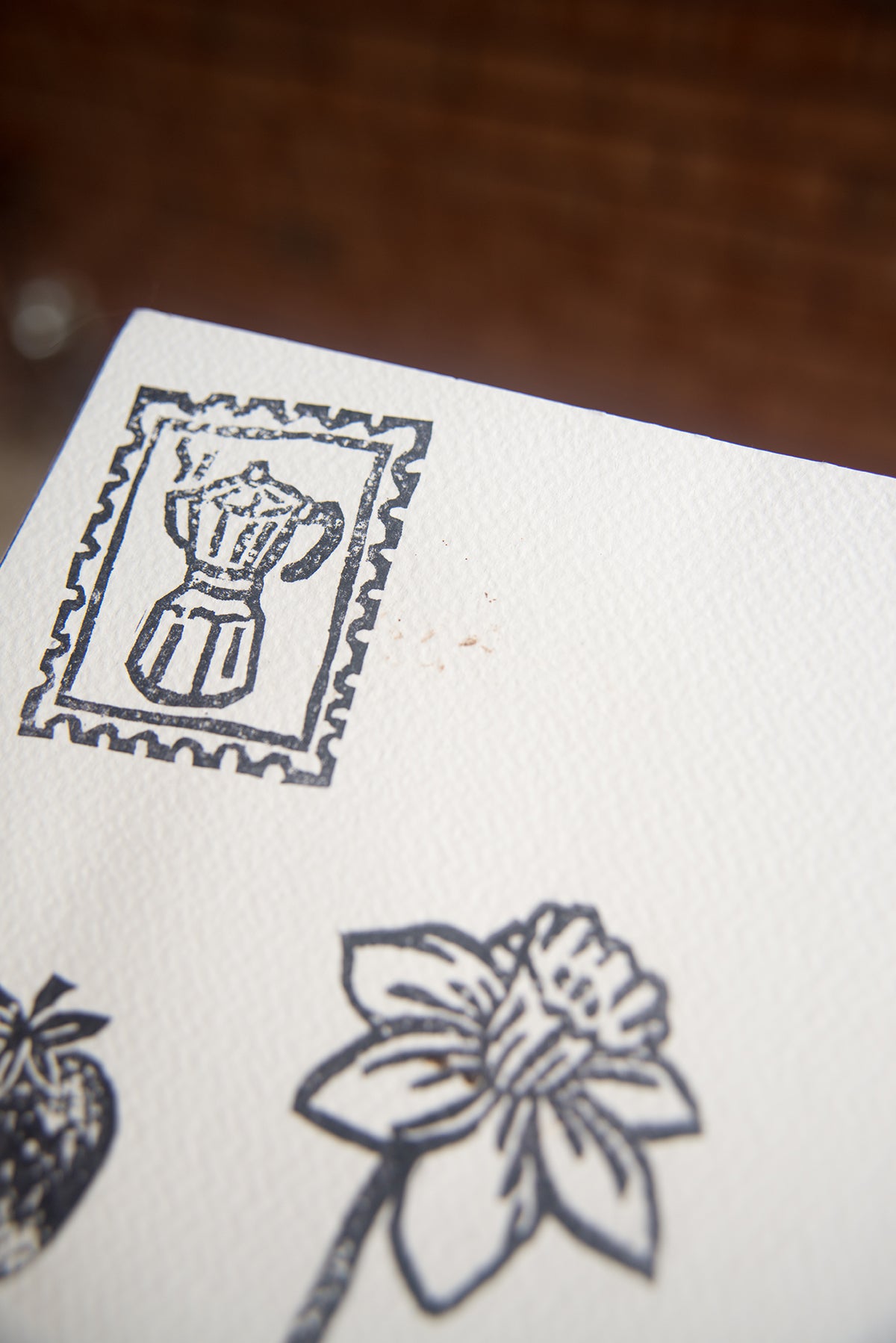 Original Spring Block Print