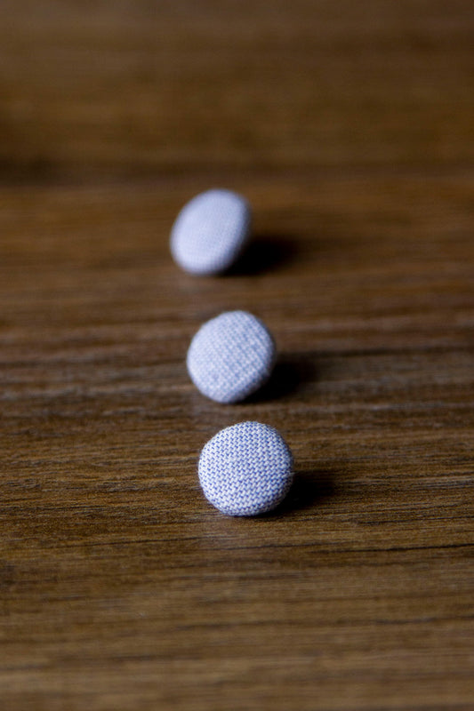 1/2" (1,3 cm) Chambray Buttons