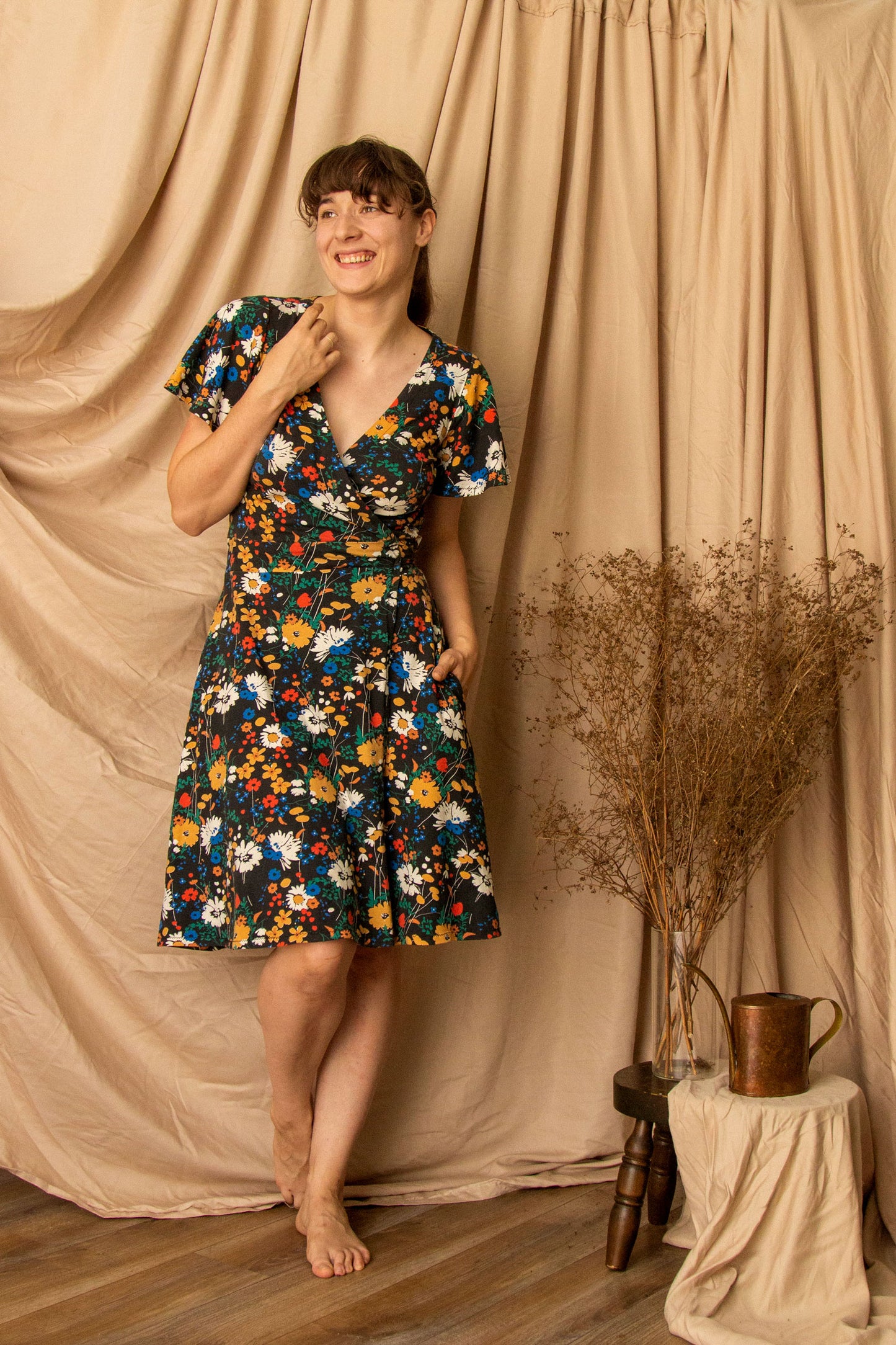 MATHILDE WRAP DRESS