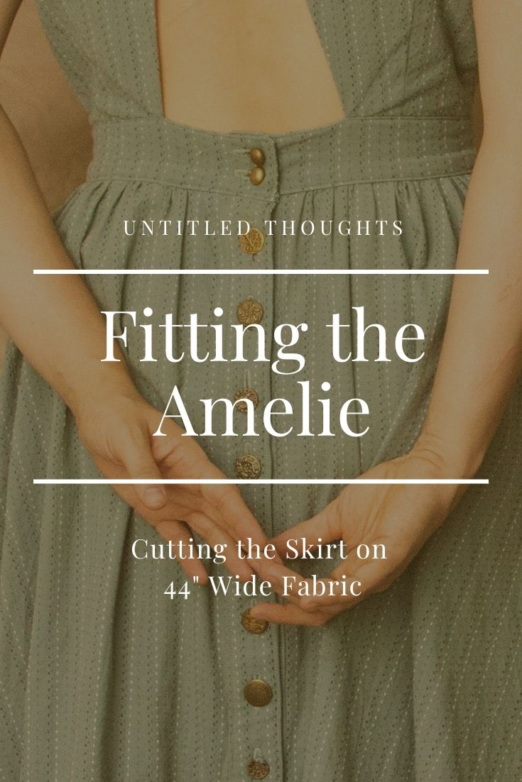 Amelie Dress: Cutting Your Skirt on 44" Wide Fabric