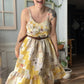 Zero Waste, Quilted Olive Dress - Medium / Large