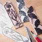 Handmade, Linocut Bookmarks: 2x7
