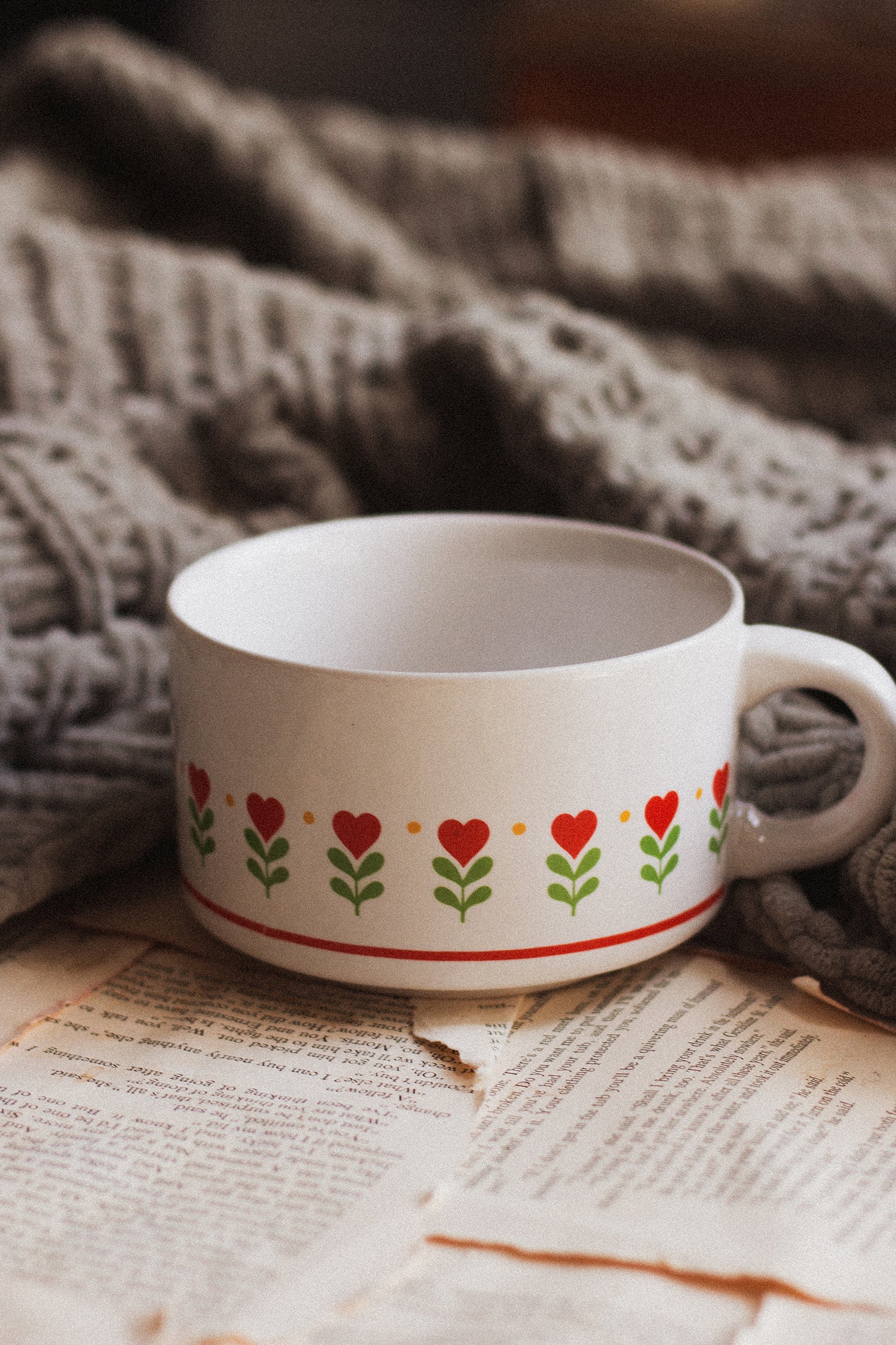 Floral Hearts Mug (Set of 2)