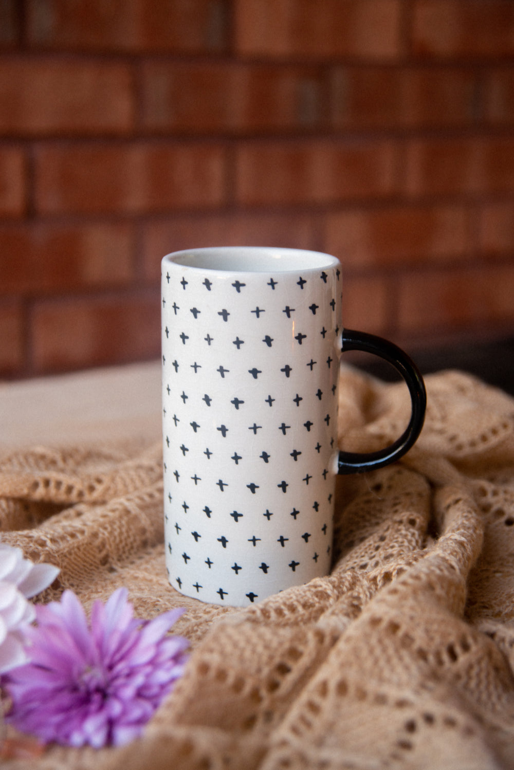 Hand Drawn Plus Sign Mug
