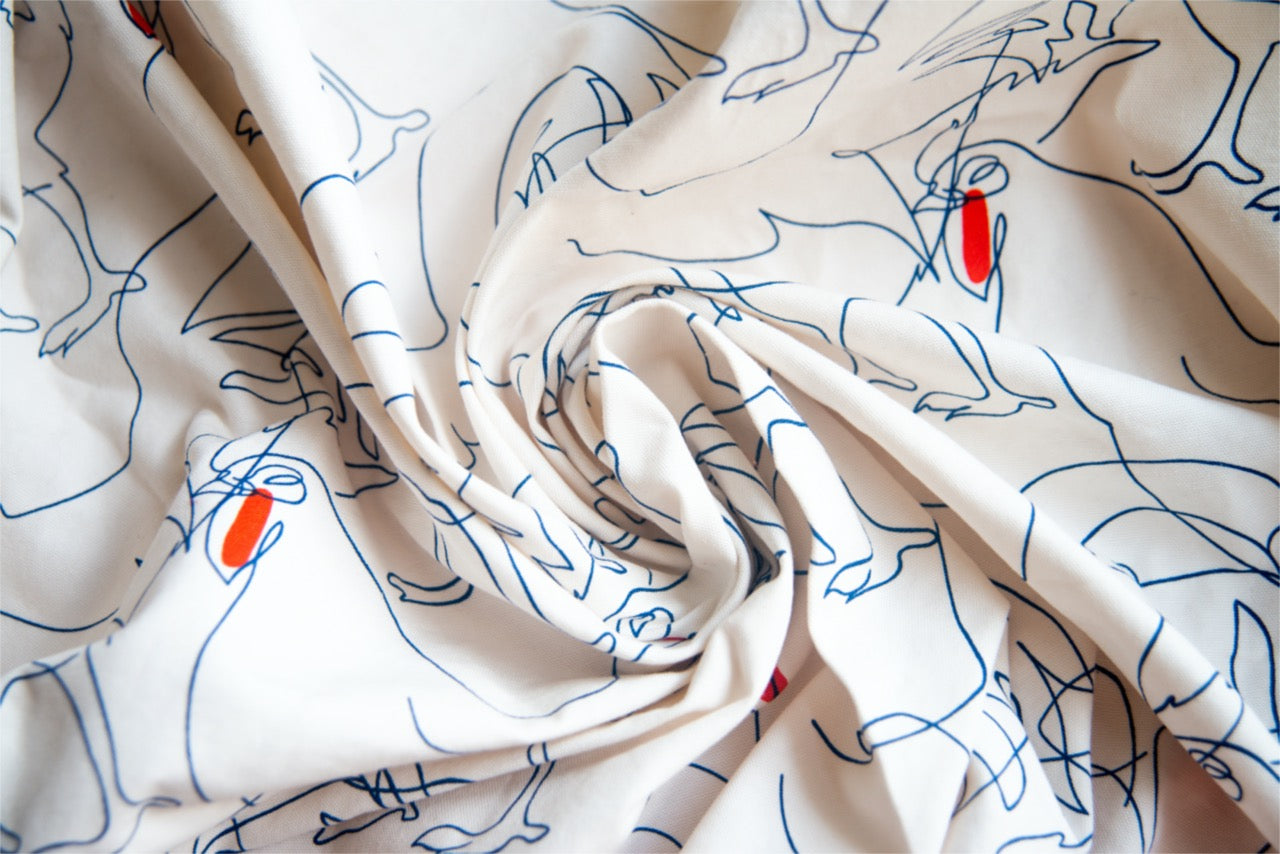 Cotton Canvas - Alexander Henry Chicken Print