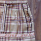 Tartan Wool Mini Skirt - Medium
