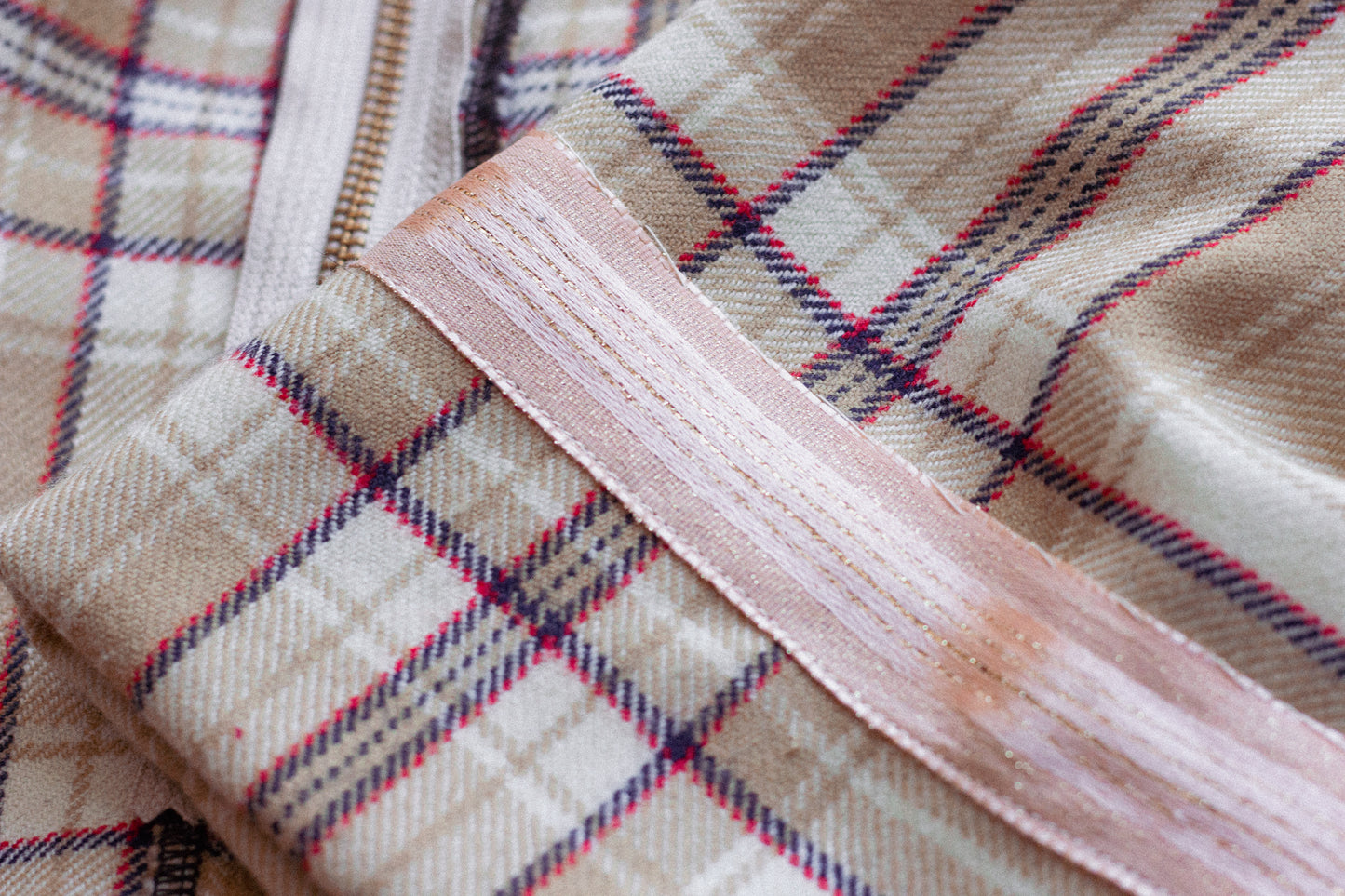 Tartan Wool Mini Skirt