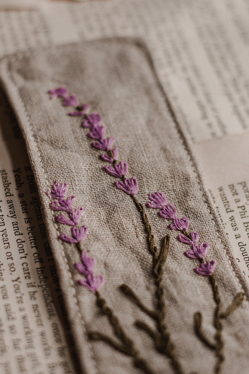 Embroidered Bookmark