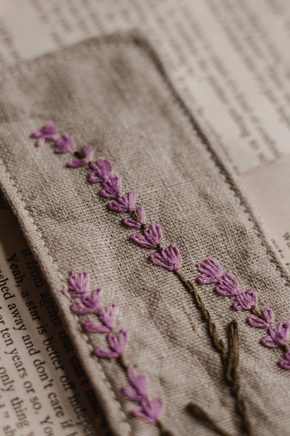 Embroidered Bookmark