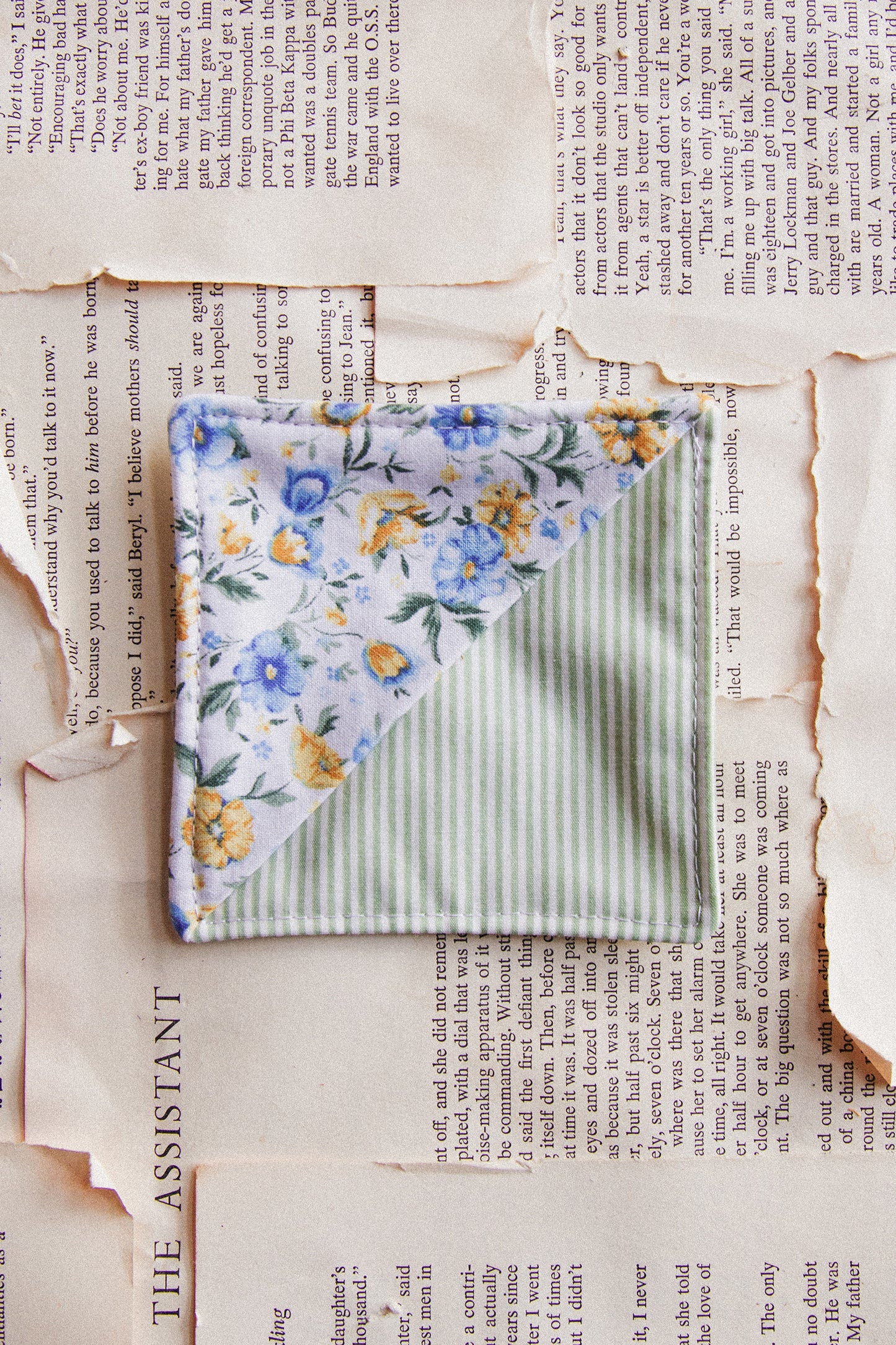 Fabric Bookmark/ Coaster Combo