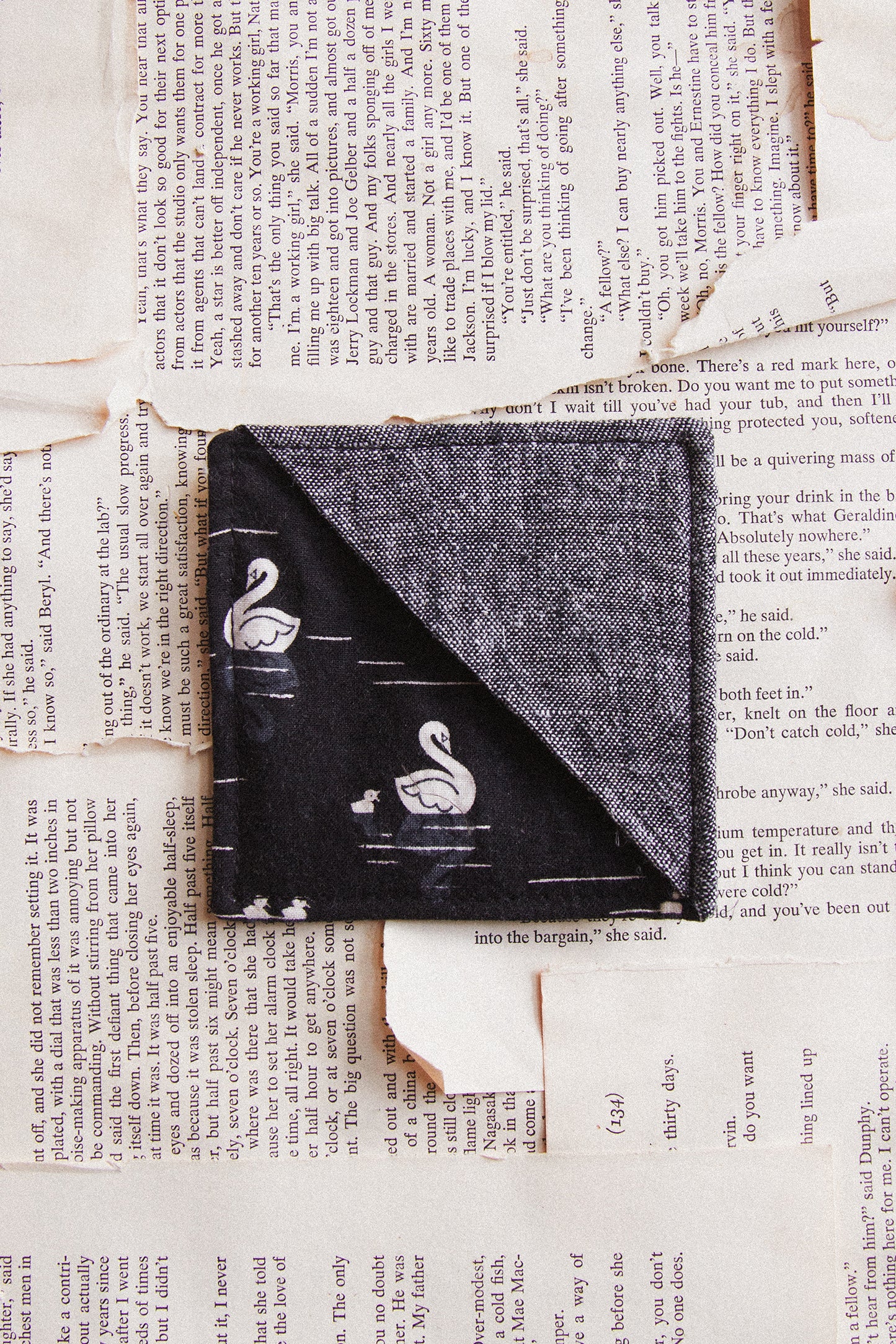 Fabric Bookmark/ Coaster Combo