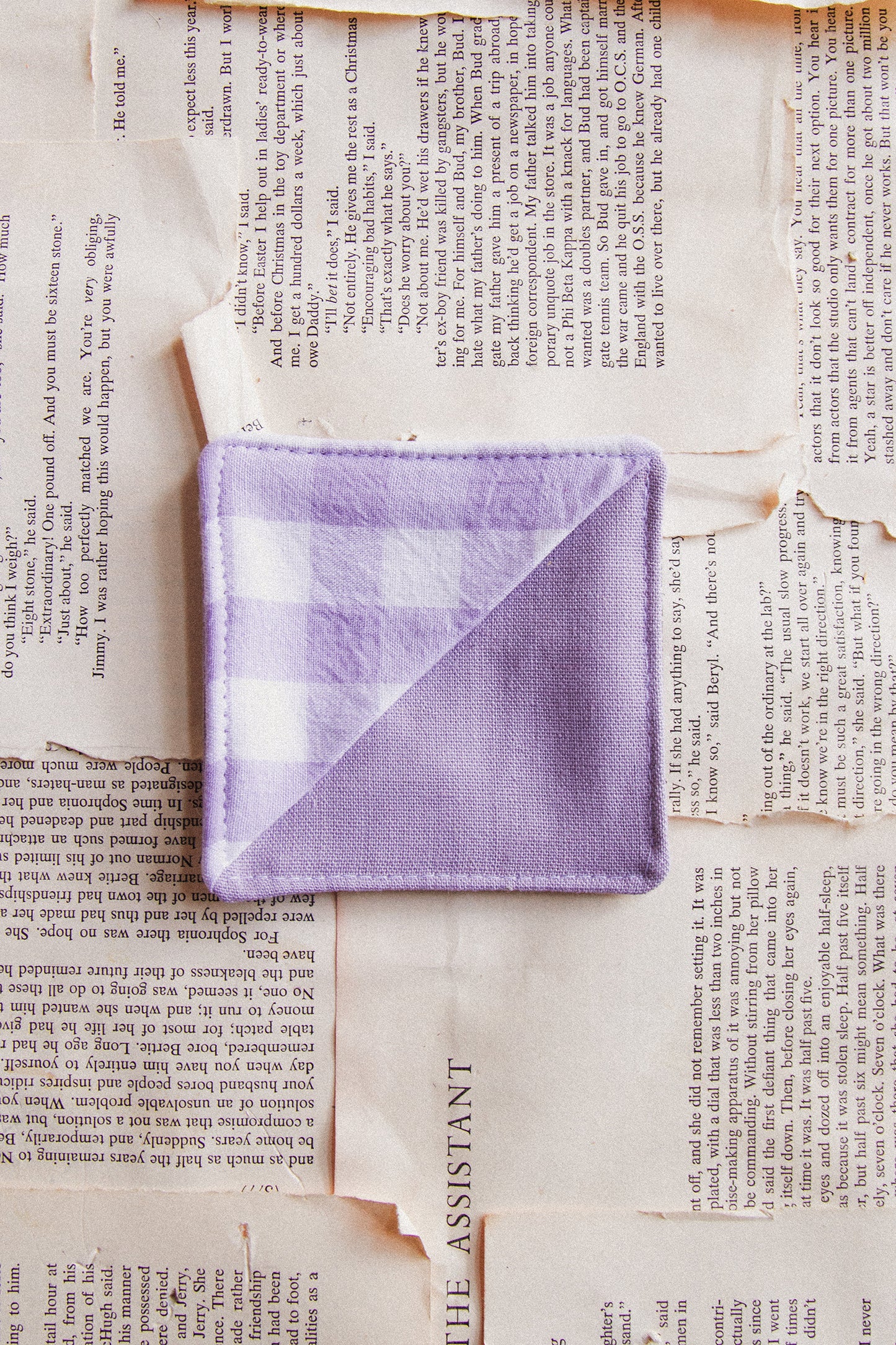 Fabric Bookmark/ Coaster Combo