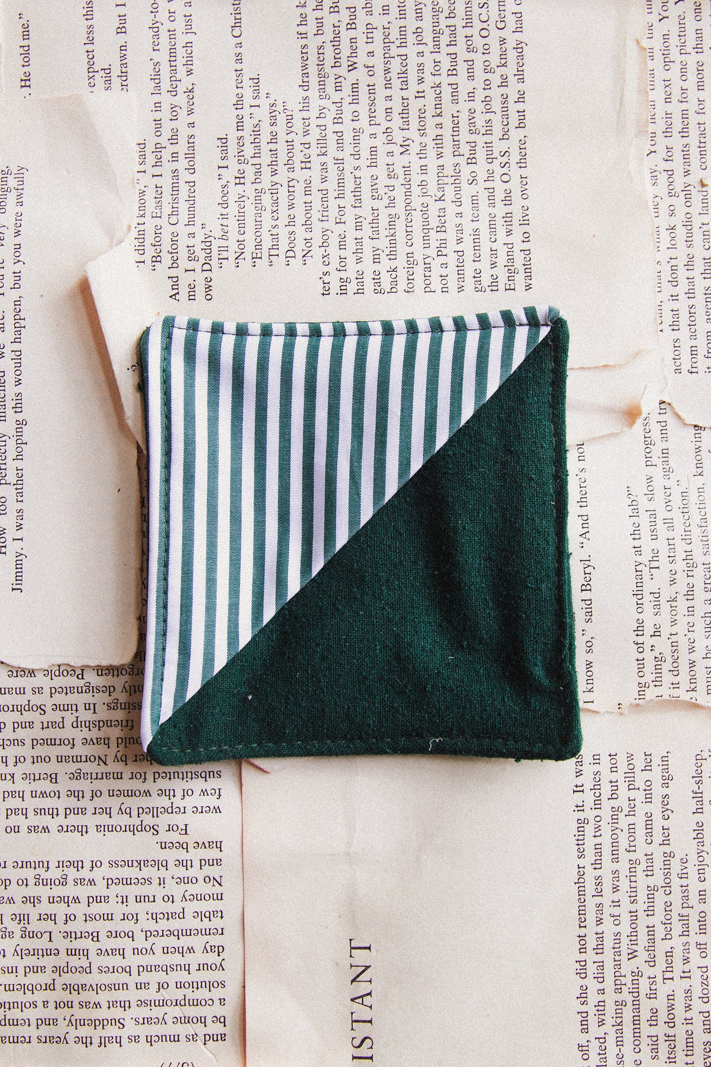 Fabric Bookmark/ Coaster Combo