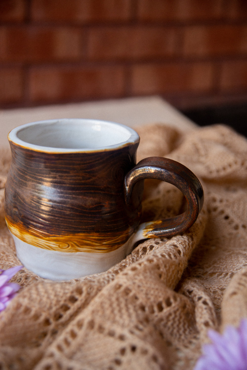 Handmade Tree Trunk Mug