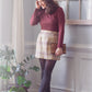 Tartan Wool Mini Skirt - Medium
