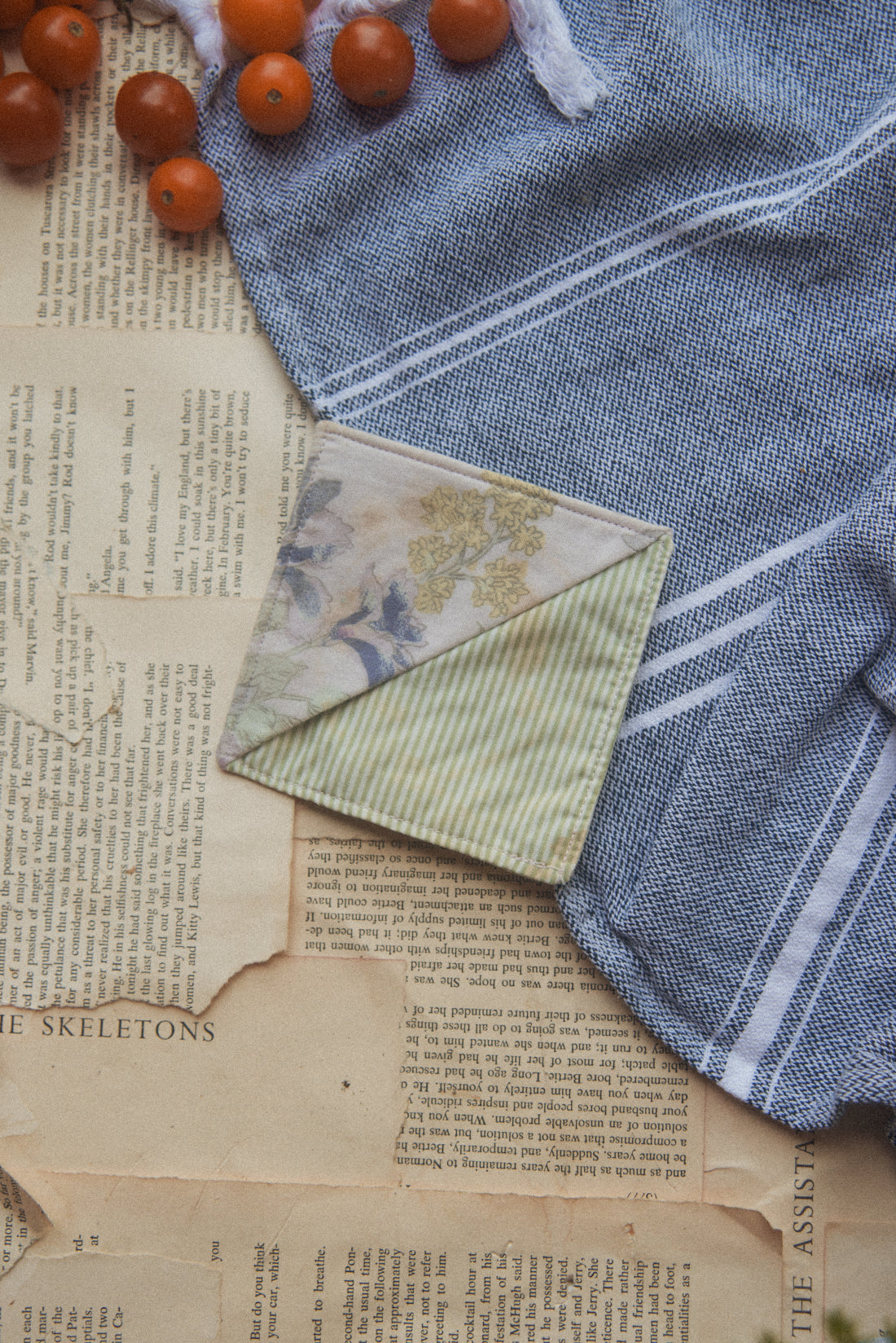Fabric Bookmark/ Coaster Combo