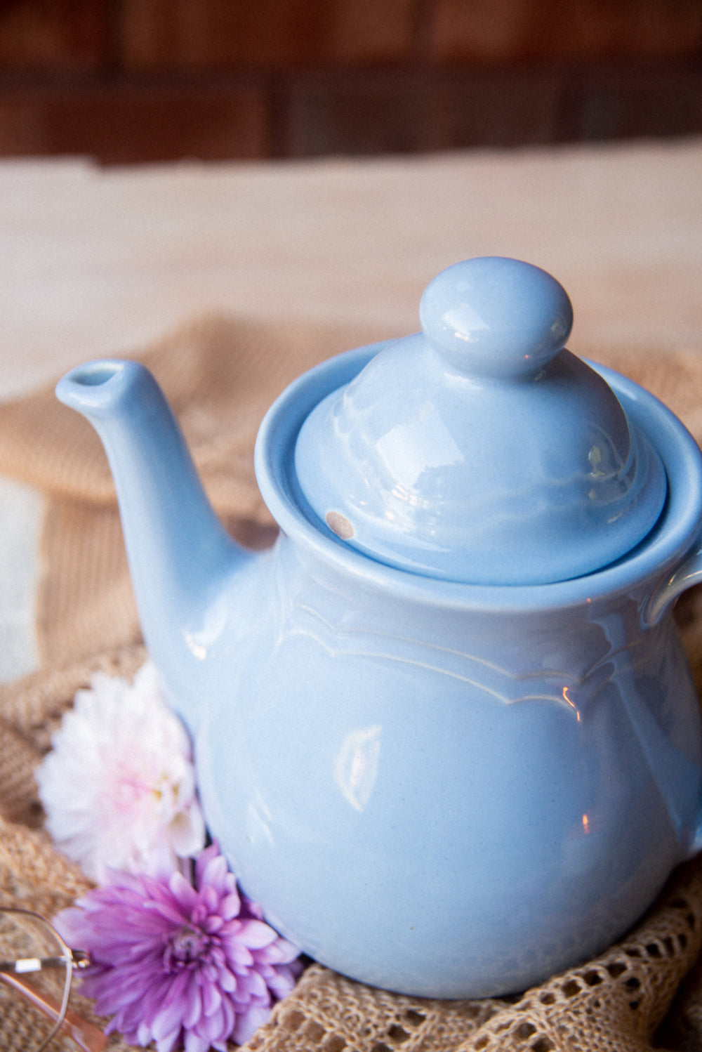 Pale Blue Teapot