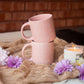Pink Squiggle Mug