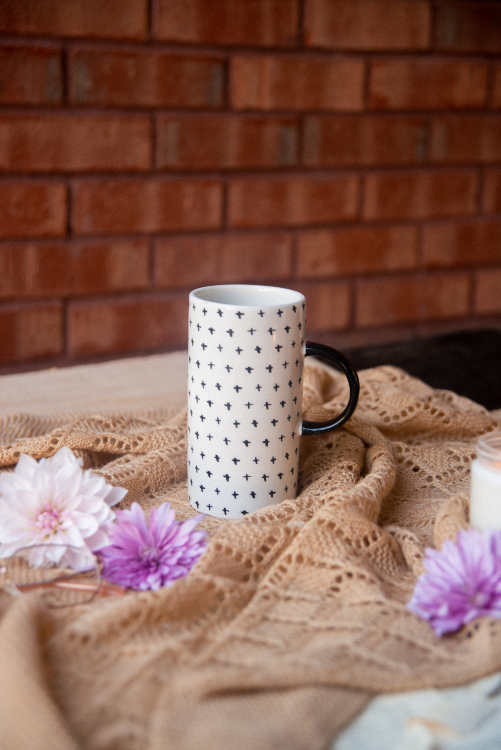 Hand Drawn Plus Sign Mug
