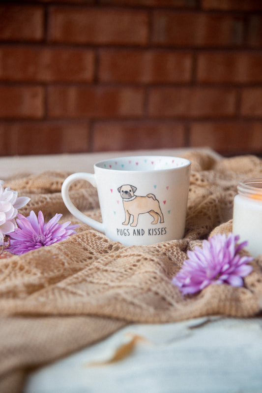 Pugs + Kisses Mug