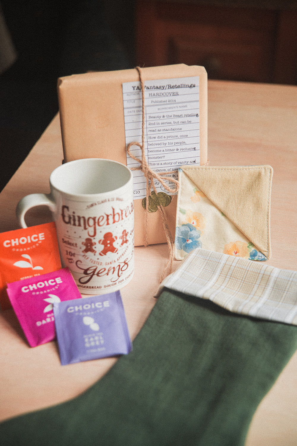 Small Linen Stocking Book Bundle