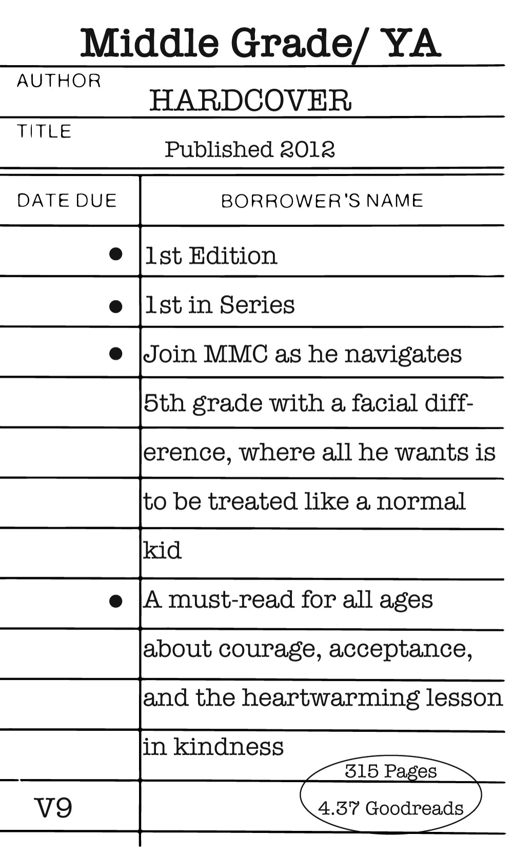 Surprise Date with a Book (Middle Grade)