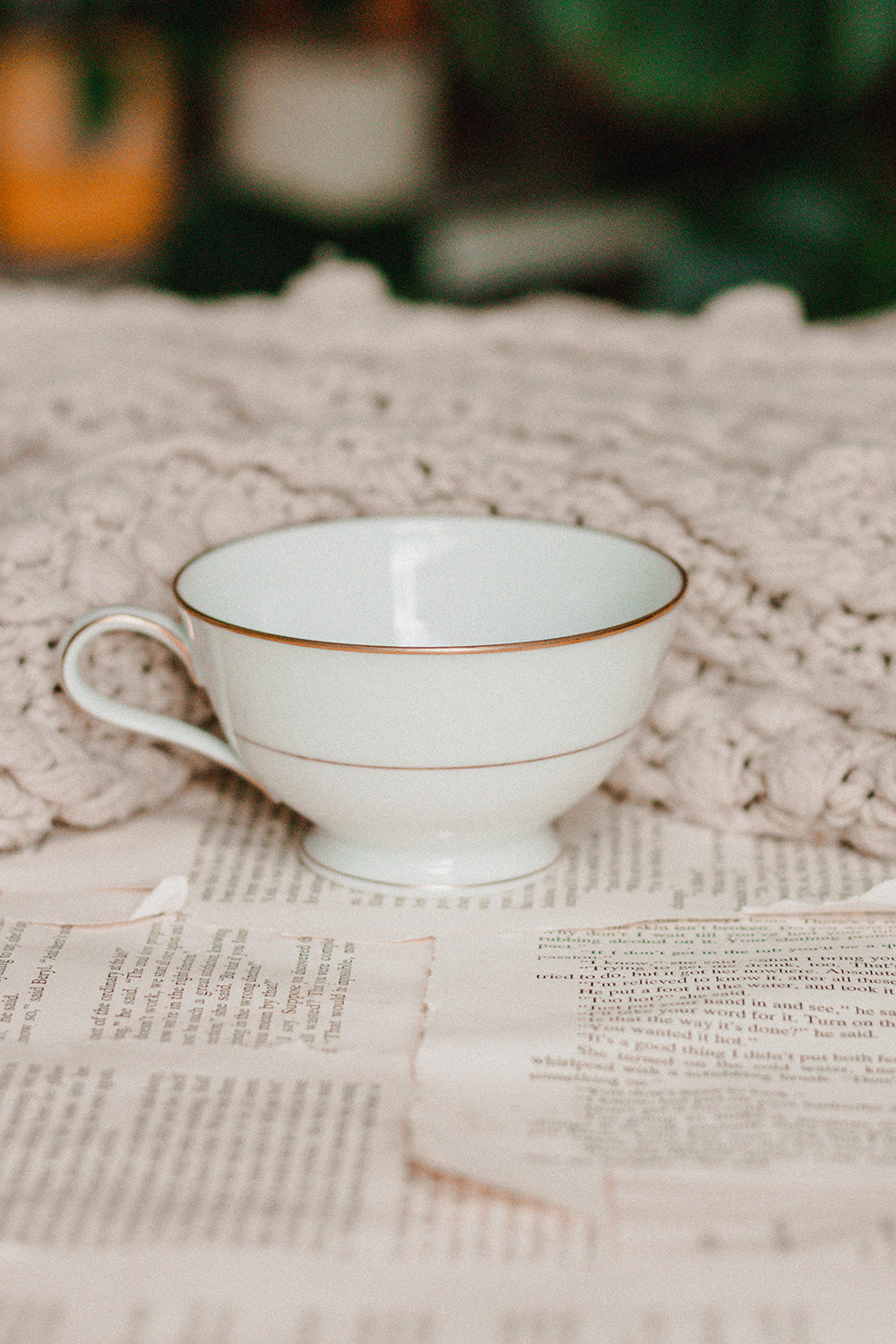 Gold Rimmed Noritake Teacup