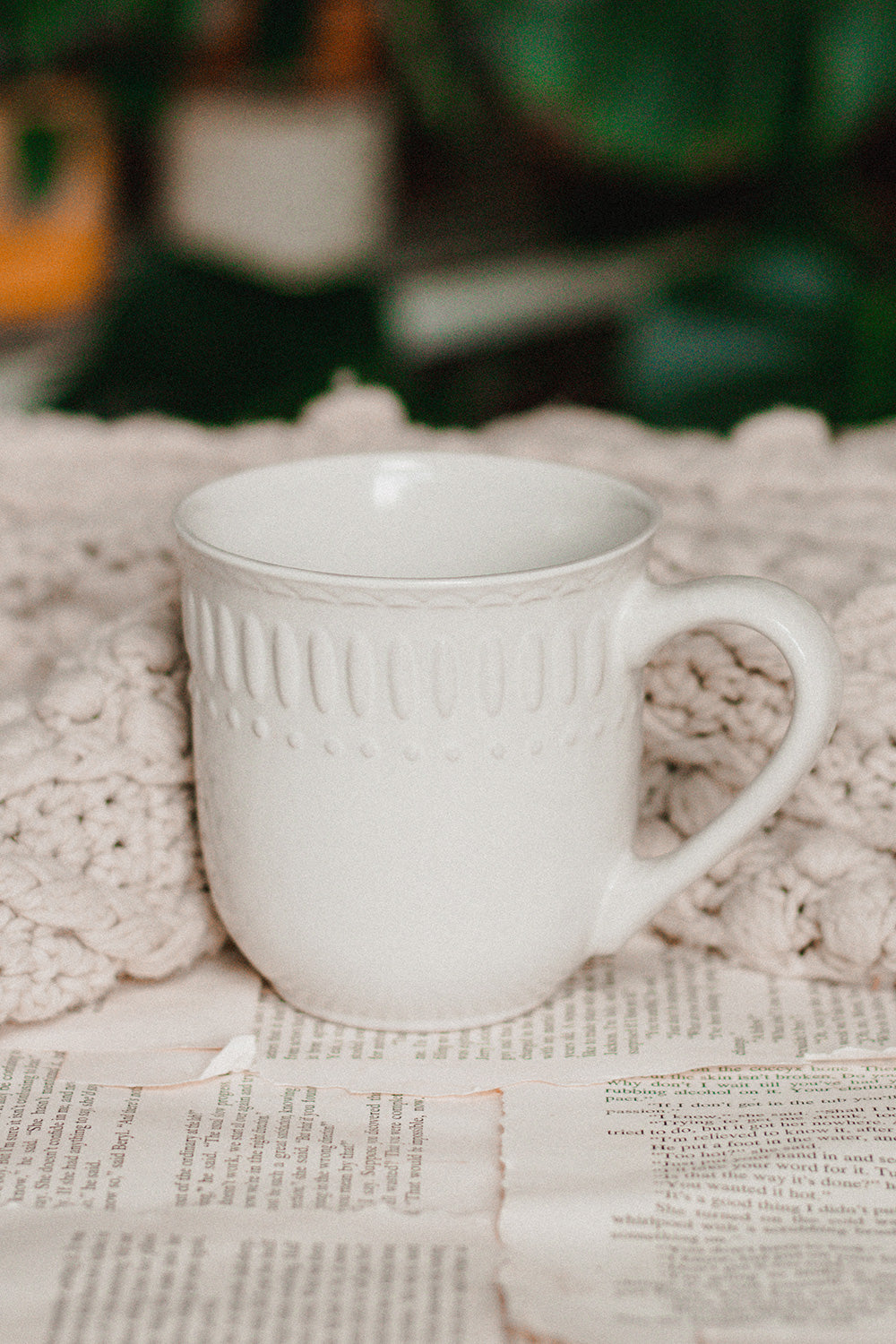 Textured Rim Mug