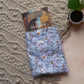 Blue Floral Book Sleeve