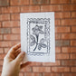 Block Printed Cards on Handmade Paper