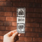 Handmade, Linocut Bookmarks: Halloween 2"x 6"
