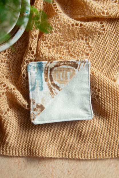 Fabric Bookmark/ Coaster Combo