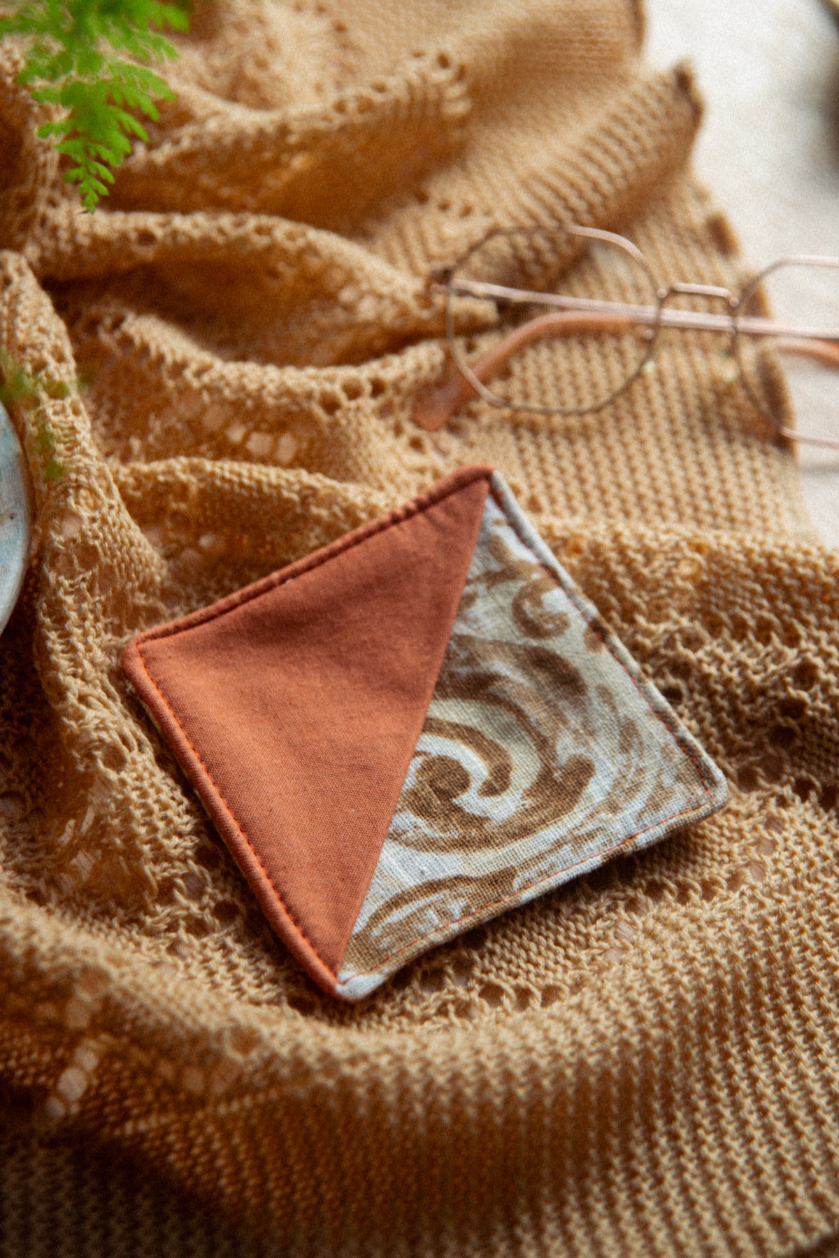 Fabric Bookmark/ Coaster Combo