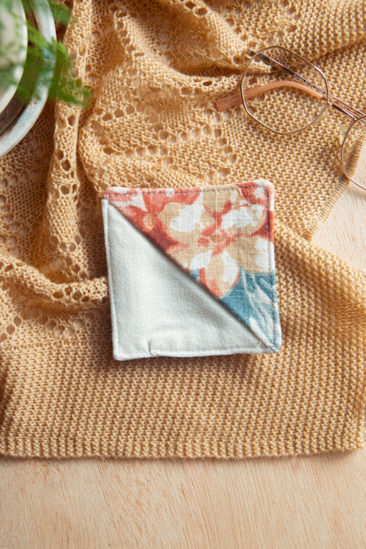 Fabric Bookmark/ Coaster Combo