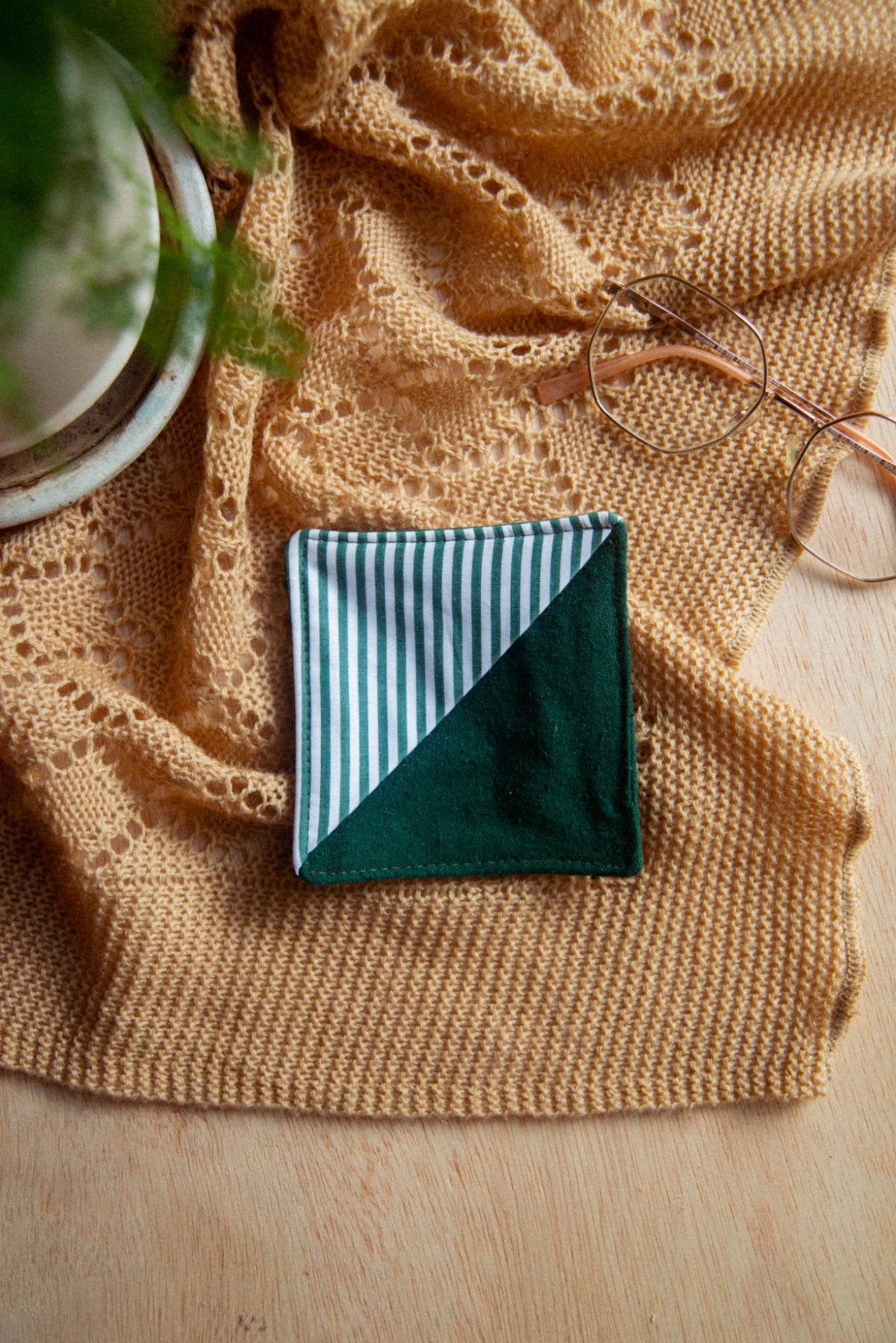 Fabric Bookmark/ Coaster Combo